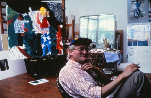David Hockney, 1983, photo joiners, cubism, Proust, interview, Picture © by Shapersofthe80s