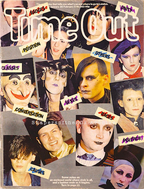 Time Out, Jan 1981, New Romantics, Blitz Kids, Stephen Linard, Steve Strange, Stewart Mechem, Tony Hadley