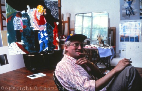 David Hockney, London, 1983, Roger Shattuck,painting, interview, cubism, Proust