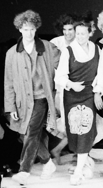 F83oct-WEg8cup-dj80 Last appearance together, Vivienne Westwood, Malcolm McLaren, 1983, Paris, Photographed © by Shapersofthe80s