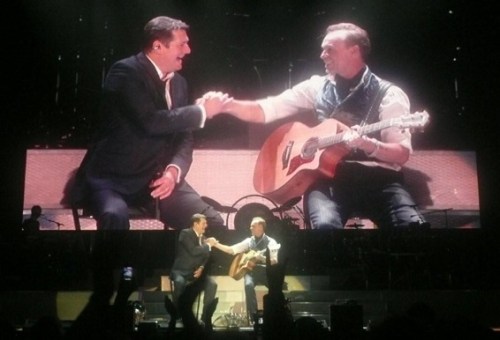 Tony Hadley, Gary Kemp, Spandau Ballet, Reformation tour, 2009