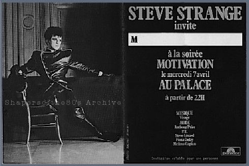 Steve Strange,British, Fashion, Blitz Kids,Paris, 1982, Helmut Newton