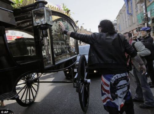 Malcolm McLaren ,funeral, punk, 2010, London