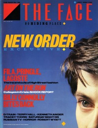 The Face, magazines, July 1983, New Order, Art on the Run