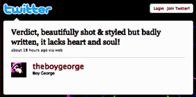 Boy George, Twitter, Worried About the Boy