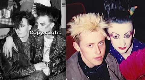 Geo,Wilf,Kirk,comb Boy George, Blitz Kids, London, 1980, 1981, Wilf, Kirk