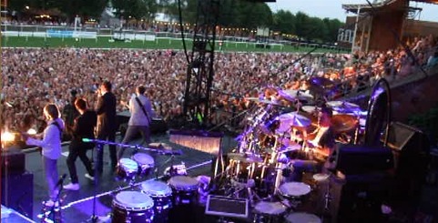 SB10NMkt,long-dj Spandau Ballet, farewell performance, end of tour, Newmarket, racecourse,