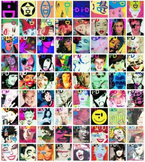 idcollage i-d magazine,covers,30th anniversary, Then Now Next