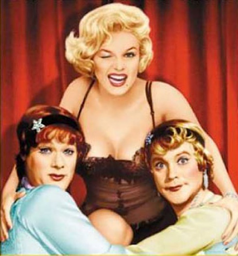  Some Like It Hot,Marilyn Monroe, Tony Curtis , Jack Lemmon