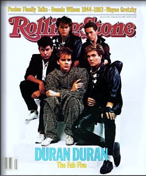 DD84-RStone Rolling Stone, Duran Duran,Fab Five,Second British Invasion