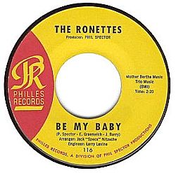 Be My Baby, Ronettes, Phil Spector, Wall of sound, Philles