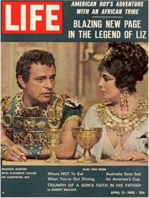 Elizabeth Taylor, Richard Burton, Life magazine, 1962