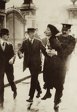 Votes for Women, campaign,Emmeline Pankhurst , 1914, David Cameron, "Calm down dear"