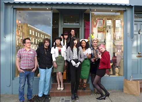 KnockingShop11,team Amwell Street Knocking Shop, pop-up-shop,vintage fashion,London