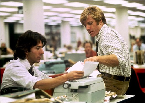 ATPM76-Hoffman,Redford All the President’s Men, Dustin Hoffman, Robert Redford