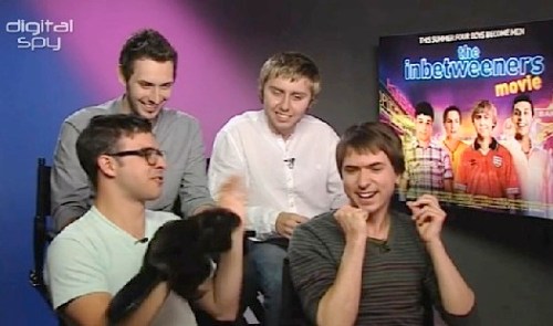 IBTW11-DigitalSpy The Inbetweeners Movie,Blake Harrison ,James Buckley, Joe Thomas, Simon Bird, Digital Spy, video