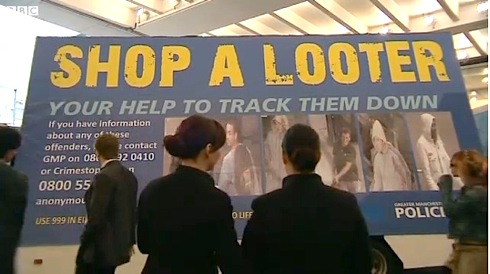 UK riots, bbc, video, chris buckler, looting,