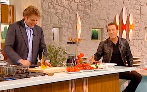 Saturday Kitchen, TV, cookery, Martin Kemp, James Martin 