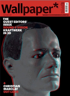 Wallpaper11,oct,240 Wallpaper magazine,october 2011, Kraftwerk, Ian Schrager, 3D video,Munich,concerts