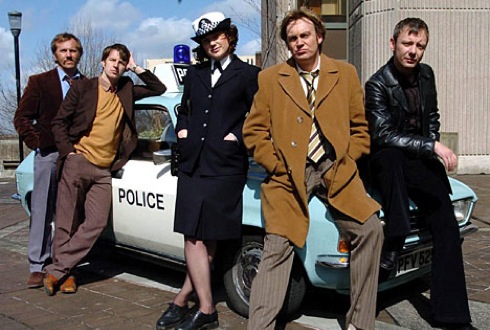 lifeonmars,Glenister-UK Life on Mars, Philip Glenister , Gene Hunt , John Sim, television series,UK TV exports,