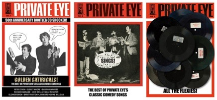 PEye1,GoldenSatiricals Private Eye, 50th anniversary, privateeyerecords, Gnome-Mart,satire,CD,Golden Satiricals