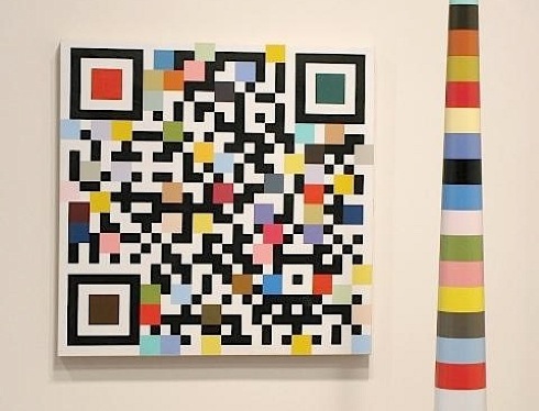 Douglas Coupland,Calgary, interview,TrépanierBaer,exhibition,paintings,QR code,