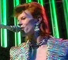 David Bowie, Missing Believed Wiped, Jean Genie,1973,Top of the Pops,BBC, Mick Ronson, John Henshall, Spiders from Mars,