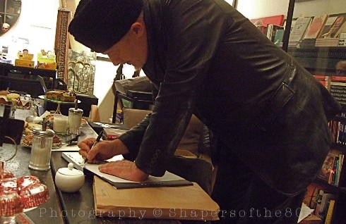 WCBH11,CSsigningDec23-dj80 We Can Be Heroes,Unbound publishing, books,Graham Smith,Chris Sullivan,Blitz Kids, New Romantics, Boy George,nightclubbing, Swinging 80s, photography,