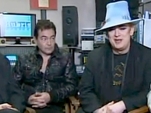 CC11-SunriseNov15Jon Culture Club, Jon Moss, reunion, Boy George, TV interview, Sunrise