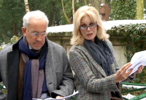 Joanna Lumley ,Simon Callow, Charles Dickens, bicentenary, Highgate Cemetery, HiBrow, video,
