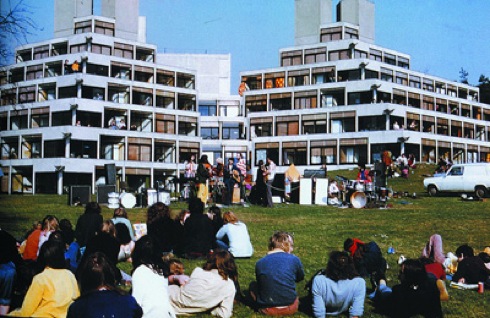 UEA63-Lasdun Denys Lasdun, University of East Anglia,architecture