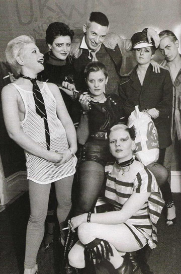 Bromley76-SooCat-RayS Bromley Contingent, Soo Catwoman, Jordan, punks