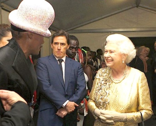 DJubilee12,GJonesmeetsHMQ Grace Jones, HM Queen Elizabeth II, Diamond Jubilee Concert,
