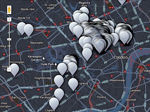 FashionsNightOut12,map London ,maps, Fashion’s Night Out