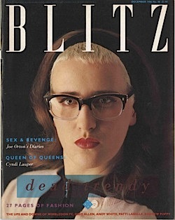 Blitz magazine,fashion,style,1980s, London, pop music
