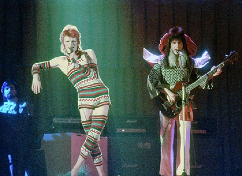 Ziggy Stardust,mime, David Bowie,Spiders from Mars,Trevor Bolder