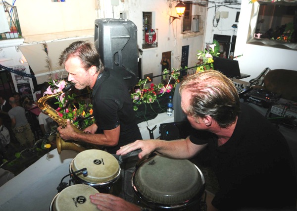 Electronic Beach Club, Rusty Egan, Steve Norman, Ibiza, El Brasero