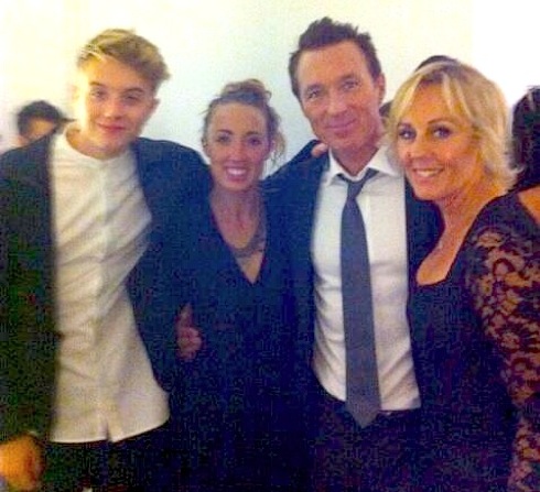 Roman Kemp, Harleymoon Kemp, Martin Kemp, Shirlie Kemp