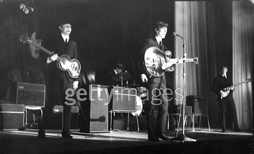 Beatles, UK tour, 1963, Globe theatre, Stockton-on-Tees, Beatlemania, Paul McCartney, John Lennon, CBS News, video, JFK, assassination, President Kennedy, Nov 22,