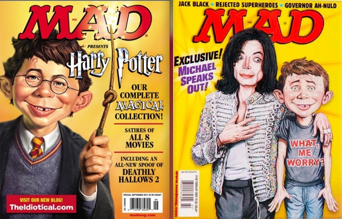 Mad magazine, Alfred E Neuman , comics