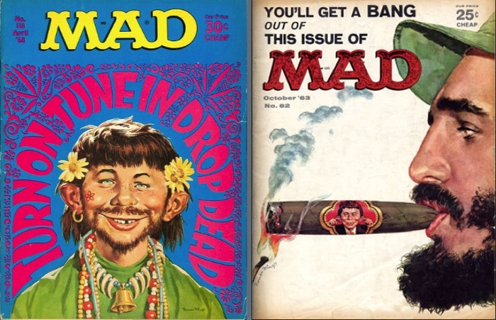 Mad magazine, Alfred E Neuman , comics