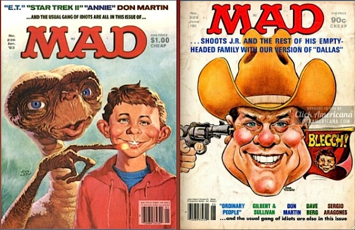 Mad magazine, Alfred E Neuman , comics