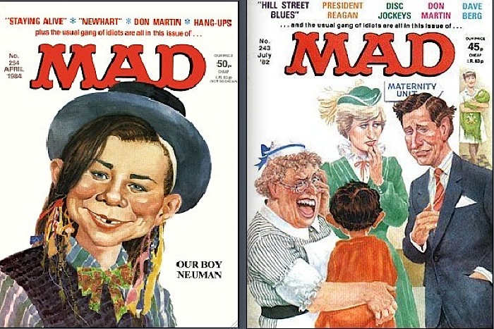 Mad magazine, Alfred E Neuman , comics