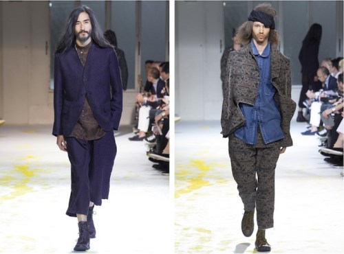 Yohji Yamamoto, 2015 Spring/Summer, menswear, Collection, Paris Fashion Week, grunge, tailoring, deconstruction