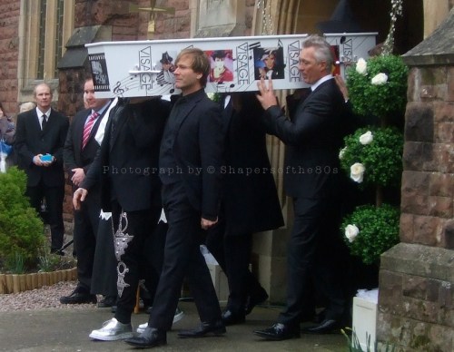 Steve Norman , Blitz Kids, New Romantics, Martin Kemp , Steve Strange, funeral, Boy George, Wales, Stephen Harrington