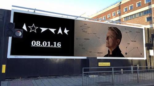Blackstar , poster, David Bowie, album,