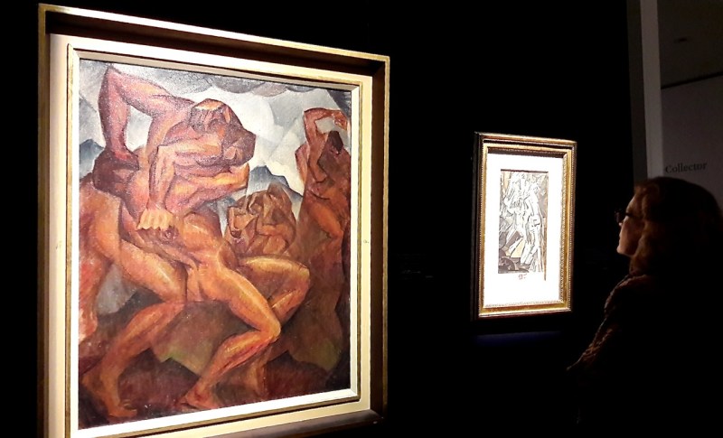 Christopher Nevinson,painting, David Bowie, Sotheby's, auction, contemporary art,