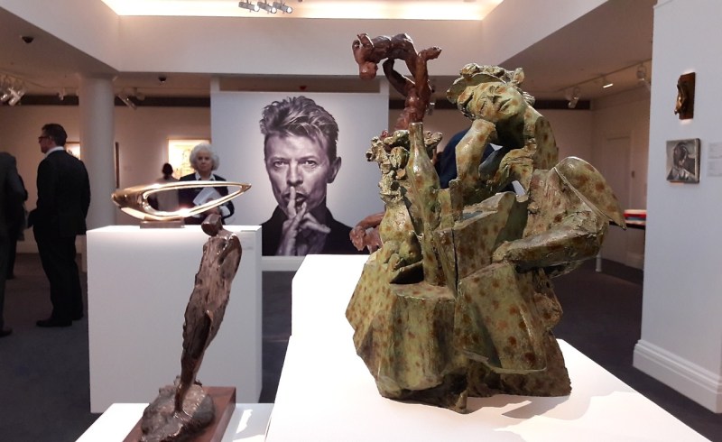 Glynn Williams, sculpture,David Bowie, Sotheby's, auction, contemporary art,