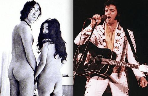 John Lennon ,Yoko Ono, Elvis Presley, interviews