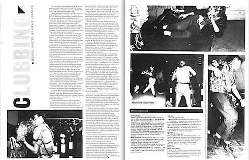 The Face, journalism, nightlife, reviews, funk, dance music, Hacienda, Manchester, Factory Records